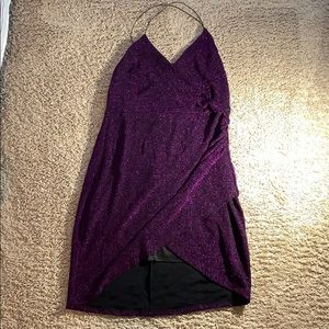 [FOREVER 21] Purple Glitter Formal Dress